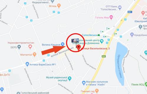 Скроллер A в Киеве, 3х6  Васильківська, 3 / Голосіївська площа, готель МИР / на Либідську пл, просп. Голосіївський (40-річчя Жовтня) (А5) Скролери - 245868 схема
