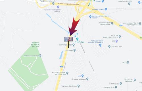 Скролер, Скрол B у Києві, 3х6  Столичне ш / Видубичі (АЗС Глуск) / Південний міст - на Конча Заспа, вул.Заболотного (В5) Скролери - 245833 схема