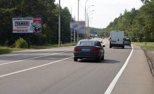 Билборд B в Конче-Заспе, 3х6  Конча Заспа (В) - другий від КП ДАІ - на Київ фото 1