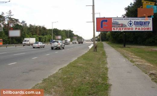 Билборд A в Киеве Столичное шоссе/Укр Авто (А) правый  фото 1