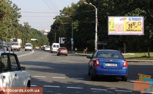 Білборд, Бігборд (Борд)  A у Києві Стеценко / бульвар Павла Вірського. (кол. Саратовська вул.)(А) Фото 1