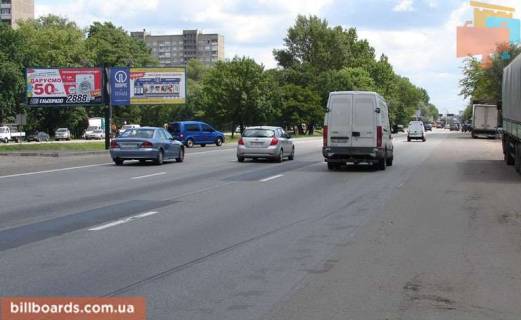 Білборд, Бігборд (Борд)  Р/П у Києві Окружная/Теремки маркет"В.Кишеня" - к Одесской пл.правый Фото 1