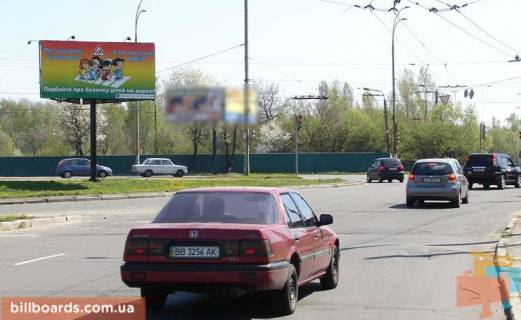 Білборд, Бігборд (Борд)  C у Києві пр-т Глушкова,3 (С) направо к Одесской пл (выезд из Киева),налево к Лыбидской пл Фото 1