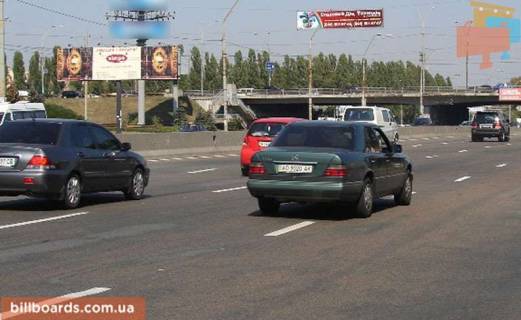 Билборд B в Киеве Одесская площадь (В)-левый/ ТРЦ "Ашан" - въезд с Одесского напр. фото 1