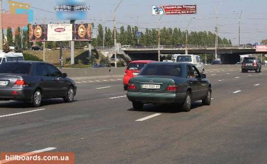 Билборд B в Киеве Одесская площадь (В)-правый /ТРЦ "Ашан" - въезд с Одесского напр. фото 1