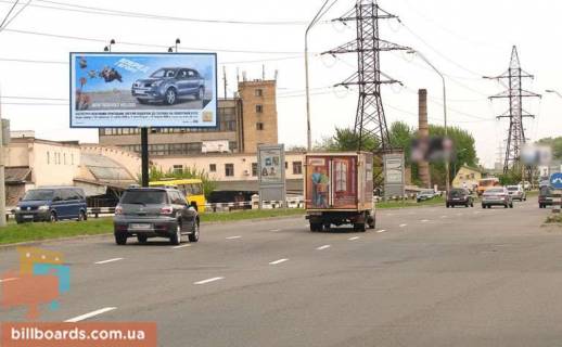 Білборд, Бігборд (Борд)  Р/П у Києві Саперно-Слободская 8/2 (разд) на пр.Бажана (третий от Деміївська площа (Московська пл.)) Фото 1