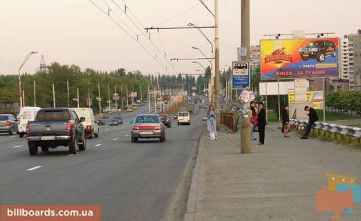 Билборд A в Киеве Одесская пл/Заболотного (напротив "Магелан","Ашан") (А) в центр фото 1