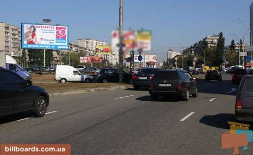 Билборд B в Киеве Оболонский пр-т/ст.М"Оболонь"(А)/разделитель -  на ст.М "Героев Днепра" фото 1