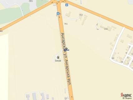 Билборд B в Авангард (Авангард), 3x6  Объездная дорога, 2 столба 23+500 Б ( в стор. Авангарда с 2 столбов) схема