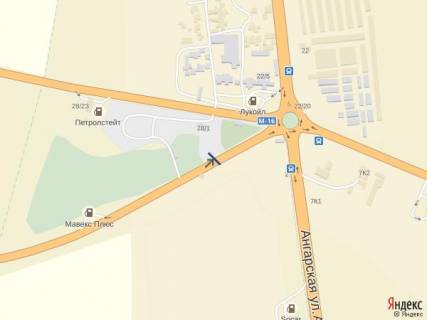 Билборд B в Авангард (Авангард), 3x6  Одесса-Рени 11+950 Б (в стор. 2 столбов с Рени) схема