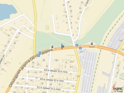 Билборд A в Одессе, 3x6  Объездная дорога, (50м от ул.Заболотного) 3+800 А (справа) схема