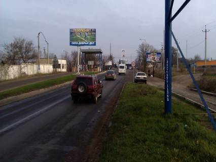Билборд B в Авангард (Авангард), 3x6  Одесса-Рени 11+950 Б (в стор. 2 столбов с Рени) фото 1