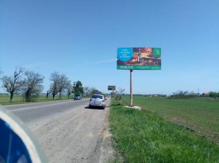 Билборд A в Одеських трасах, 3x6  Одесса-Кучурганы 1+350 А (в стор. 2 столбов) фото 1