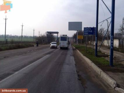 Білборд, Бігборд (Борд)  A у Одесі, трассы Одесской обл  Одесса-Рени 11+950 А ( в стор. Рени с 2 столбов) Фото 1