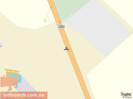 Білборд, Бігборд (Борд)  A у Одесі Трасса  Киев-Одесса 453+00  A (в стор. Одессы) схема