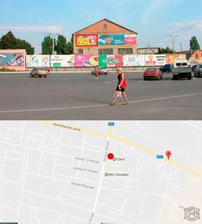 Билборд A в Виннице, 3х6  Немировское шоссе.-гиперм."Грош"-площ. фото 1