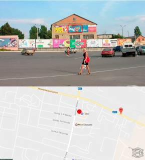 Билборд A в Виннице, 3х6  Немировское шоссе.-гиперм."Грош"-площ.  фото 1