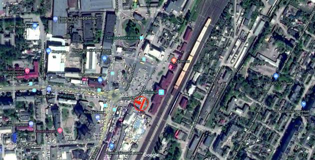 Скроллер A в Виннице, 3.14х2.32  пл. Привокзальна (колишня Героїв Сталінграду) (Залізничні каси) - 282355 схема