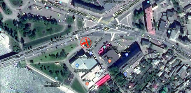 Призма A в Виннице, 6х3  пл. Героїв Чорнобиля (з центрального мосту) - 282262 схема
