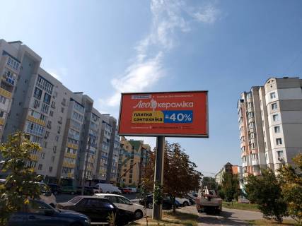 Билборд A в Виннице, 6х3  вул. Зодчих (буд.№18) фото 1