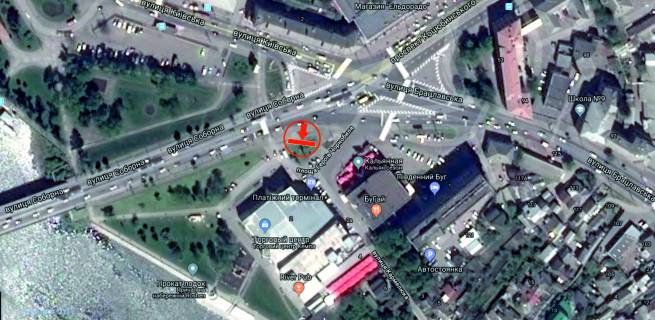 Призма B в Виннице, 6х3  пл. Героїв Чорнобиля (з вул.Київська, Коцюбинського) - 282264 схема