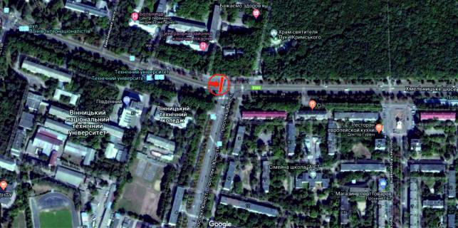 Prismatron, Prism B in Vinnytsia, 6х3  Hmel'nic'ke sose - av. Unosti - 282153 scheme